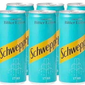 Schweppes Bitter Lemon Can 6